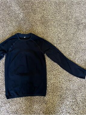 Fabletics Black Long Sleeve Performance Top